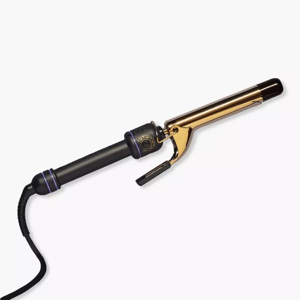 Chic HOT TOOLS 24K Gold Professional 1" Extended Barrel Curling Iron😍